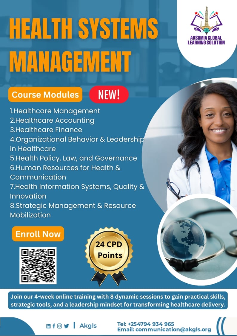 HEALTH SYSTEMS MANAGEMENT Course Image